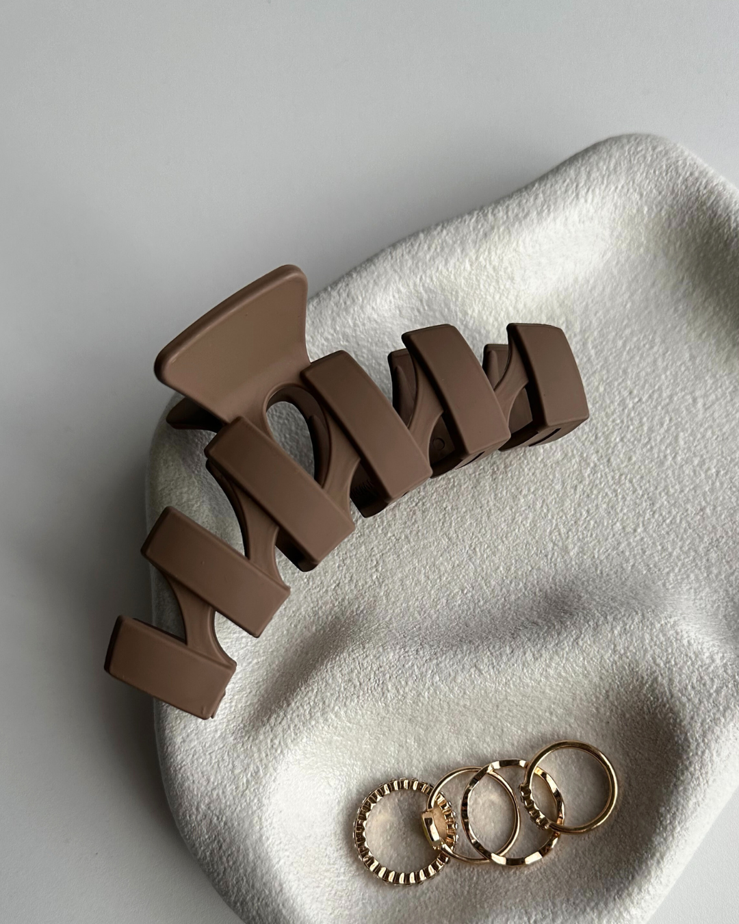 Chocolate Wave Hair Clip
