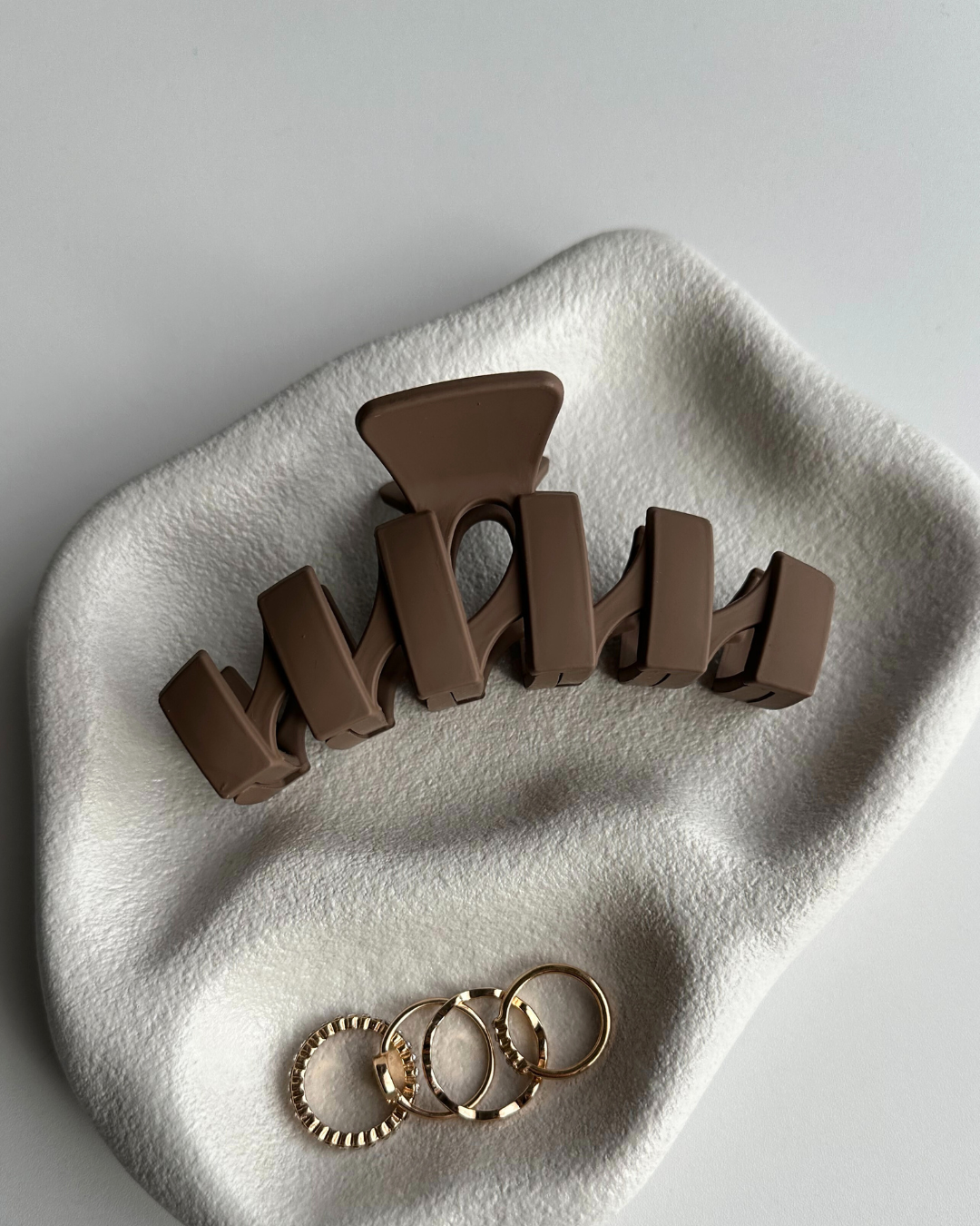 Chocolate Wave Hair Clip