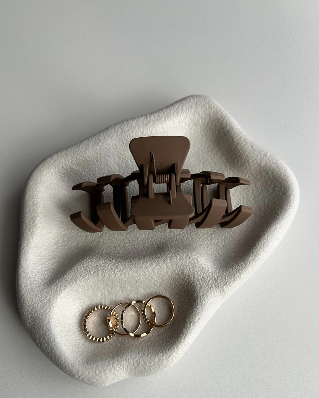 Chocolate Wave Hair Clip