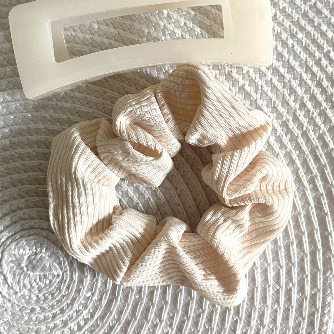 Mini Ribbed Scrunchie