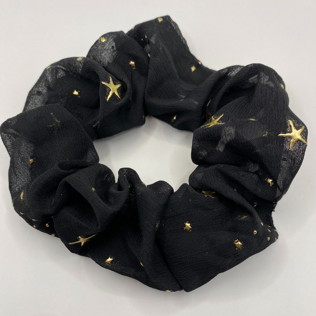 Mini Chiffon Star Scrunchie