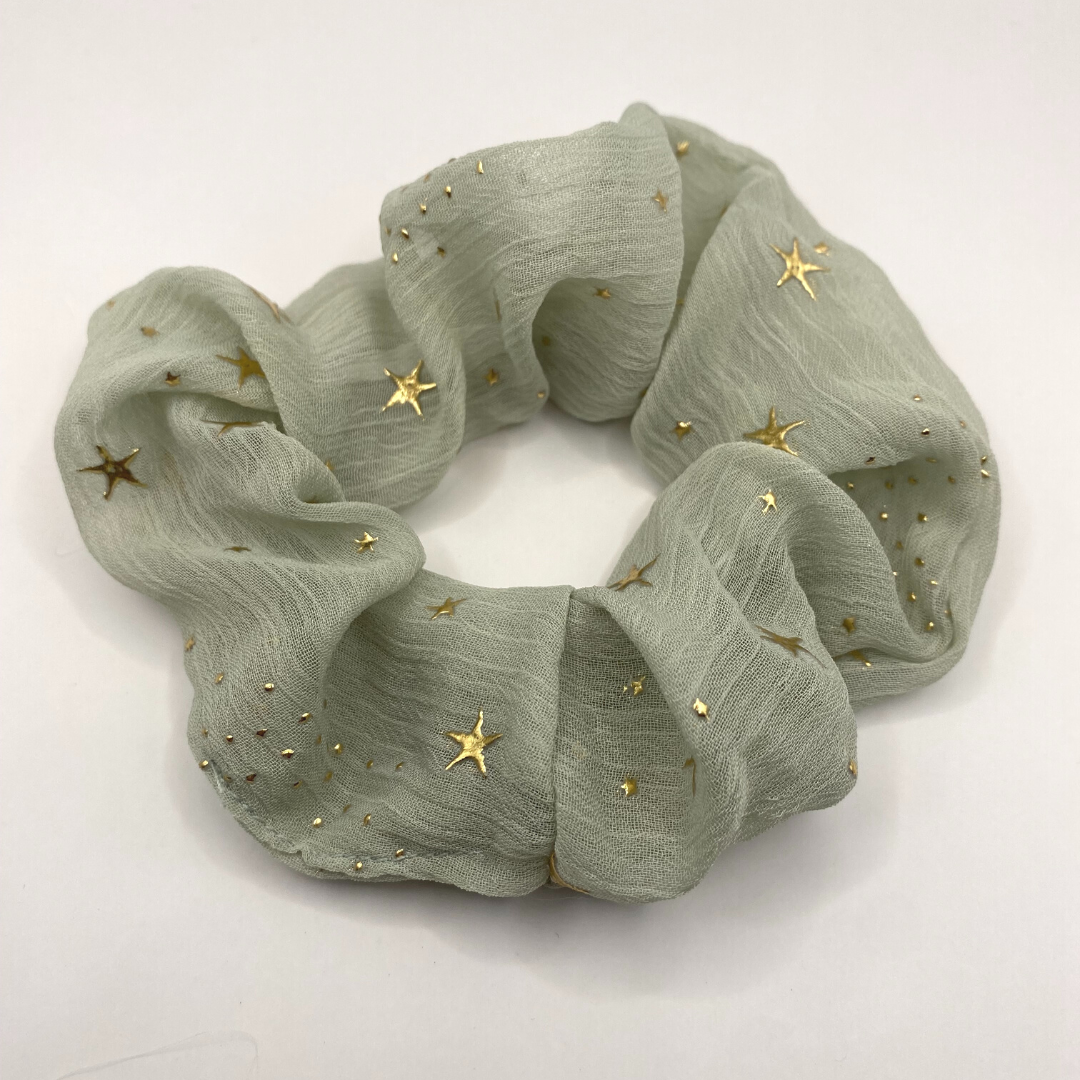 Mini Chiffon Star Scrunchie