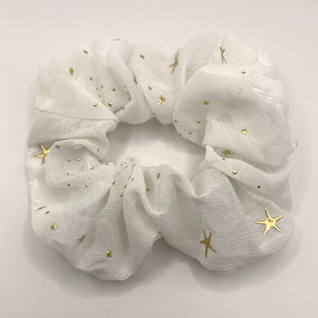 Mini Chiffon Star Scrunchie