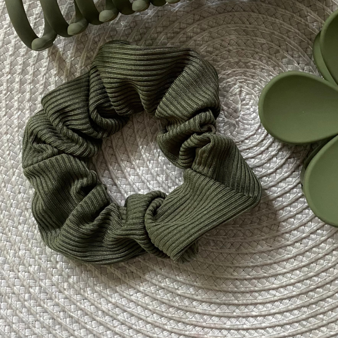 Mini Ribbed Scrunchie