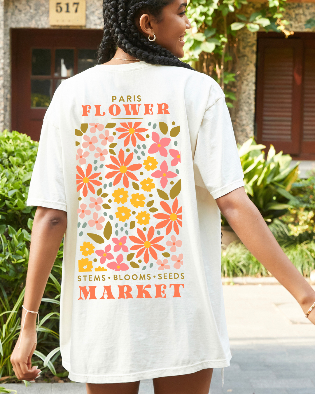 Paris Flower Market T-Shirt