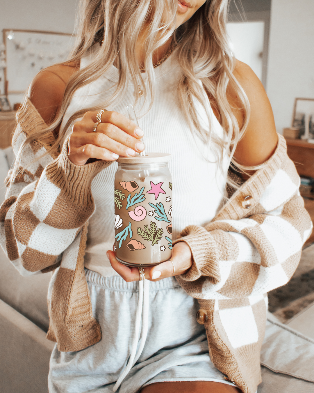 Seaside Glass Cup