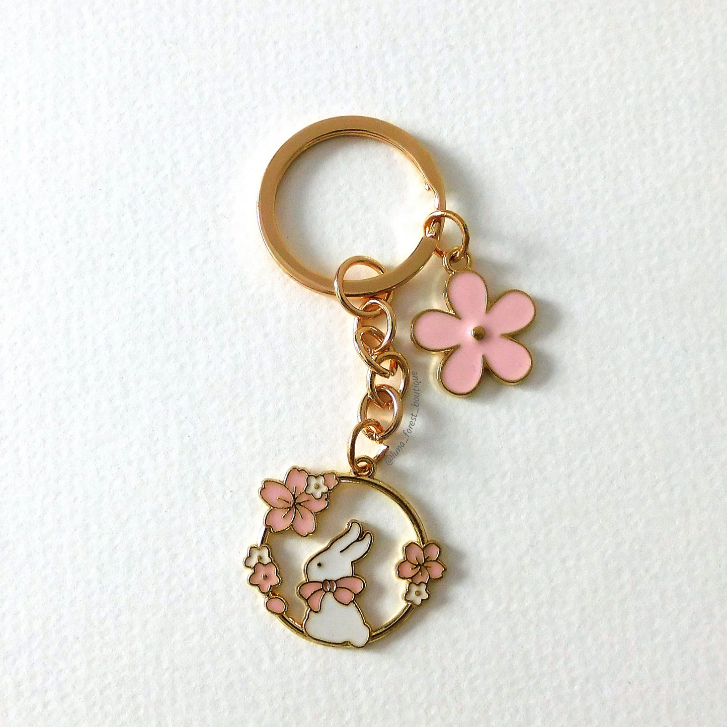 Flower Animal Keychain