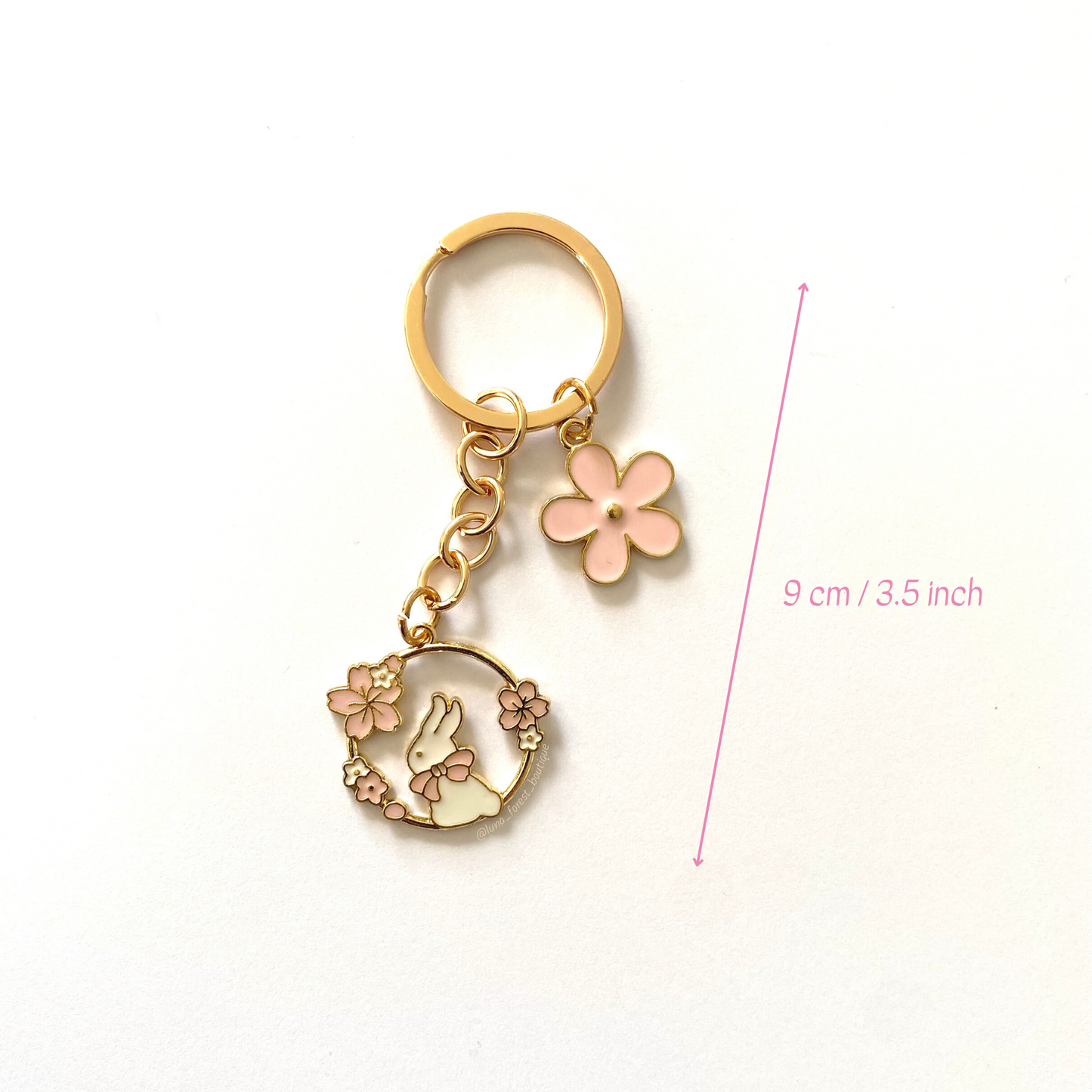 Flower Animal Keychain