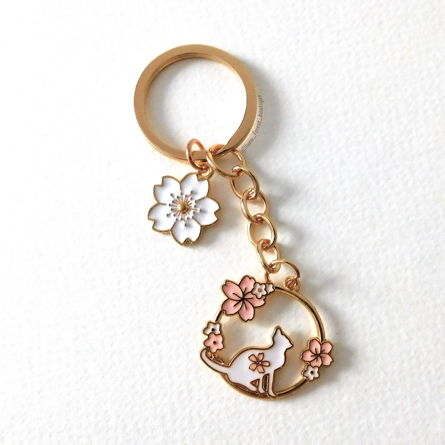 Flower Animal Keychain