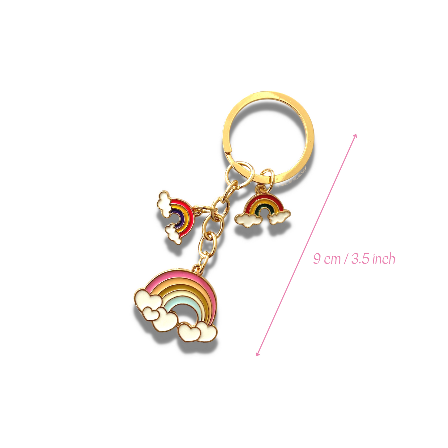 3 Rainbows Keychain