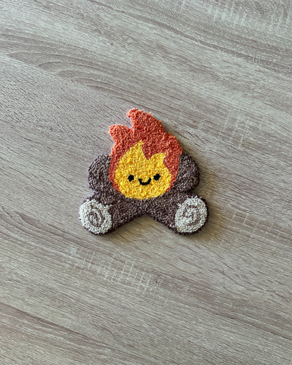 Camp Fire Punch Needle Coaster
