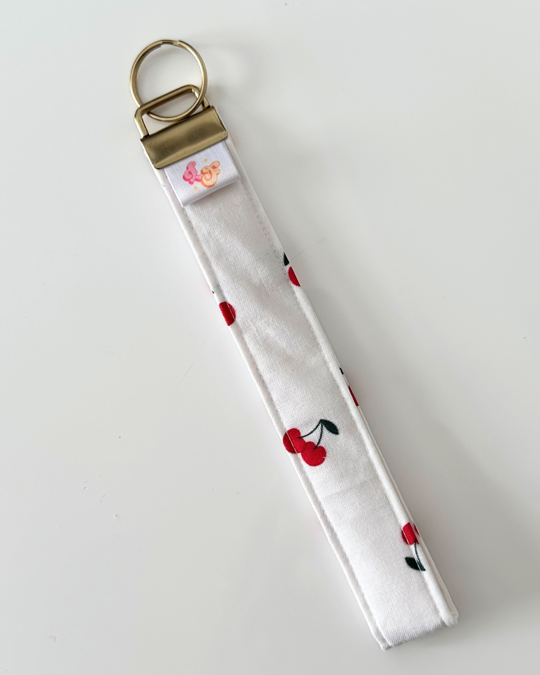 Cherry Wristlet Keychain