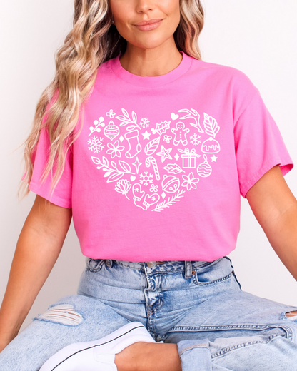 Christmas Heart T-Shirt