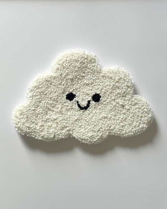 Cloud Punch Needle Coaster