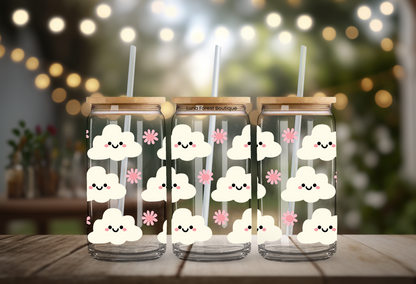 Clouds Glass Cup