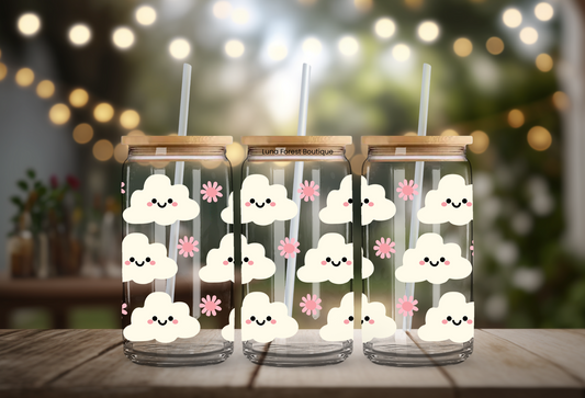 Clouds Glass Cup