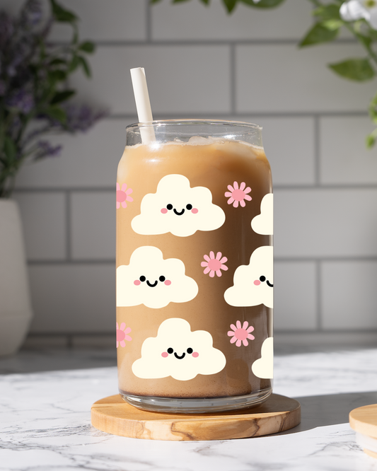 Clouds Glass Cup