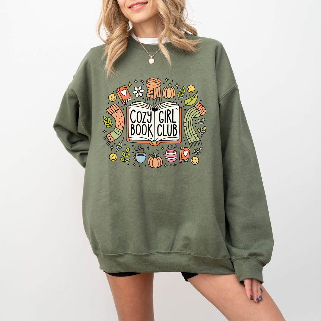 Cozy Girl Book Club Sweater