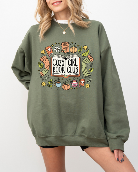 Cozy Girl Book Club Sweater