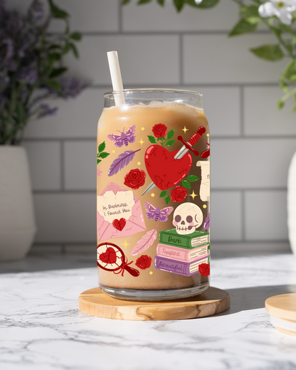 Dark Romance Glass Cup