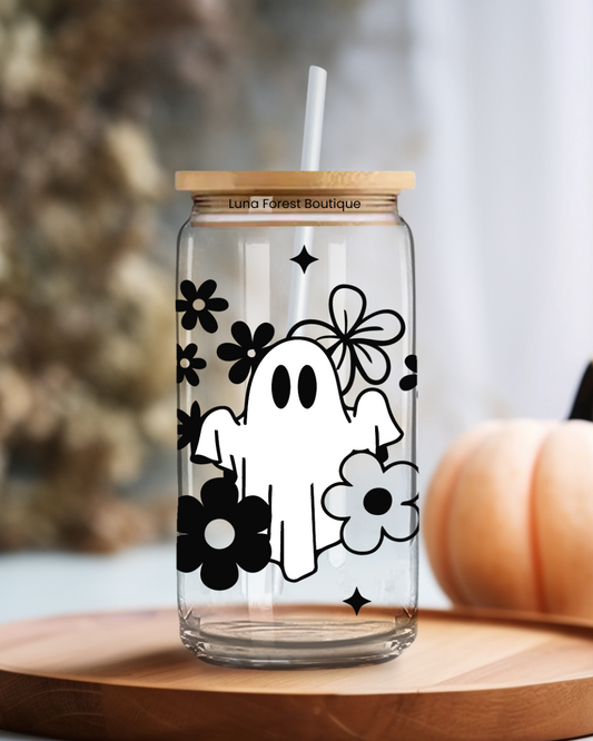 Ghosty Bats Glass Cup 20 oz