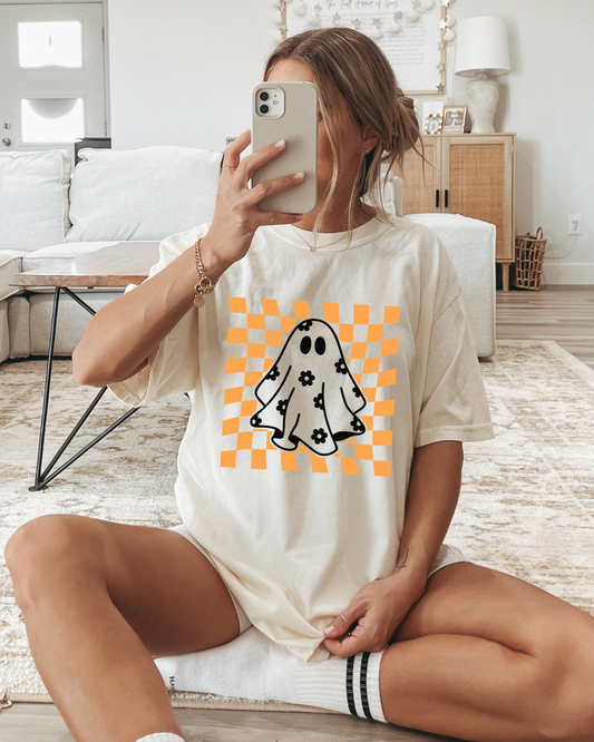 Ghosty Checkered T-Shirt