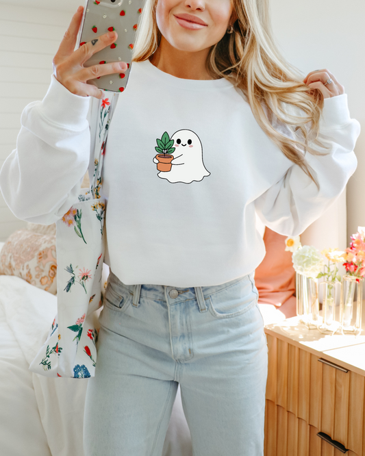 Ghosty Plant Lover Sweater