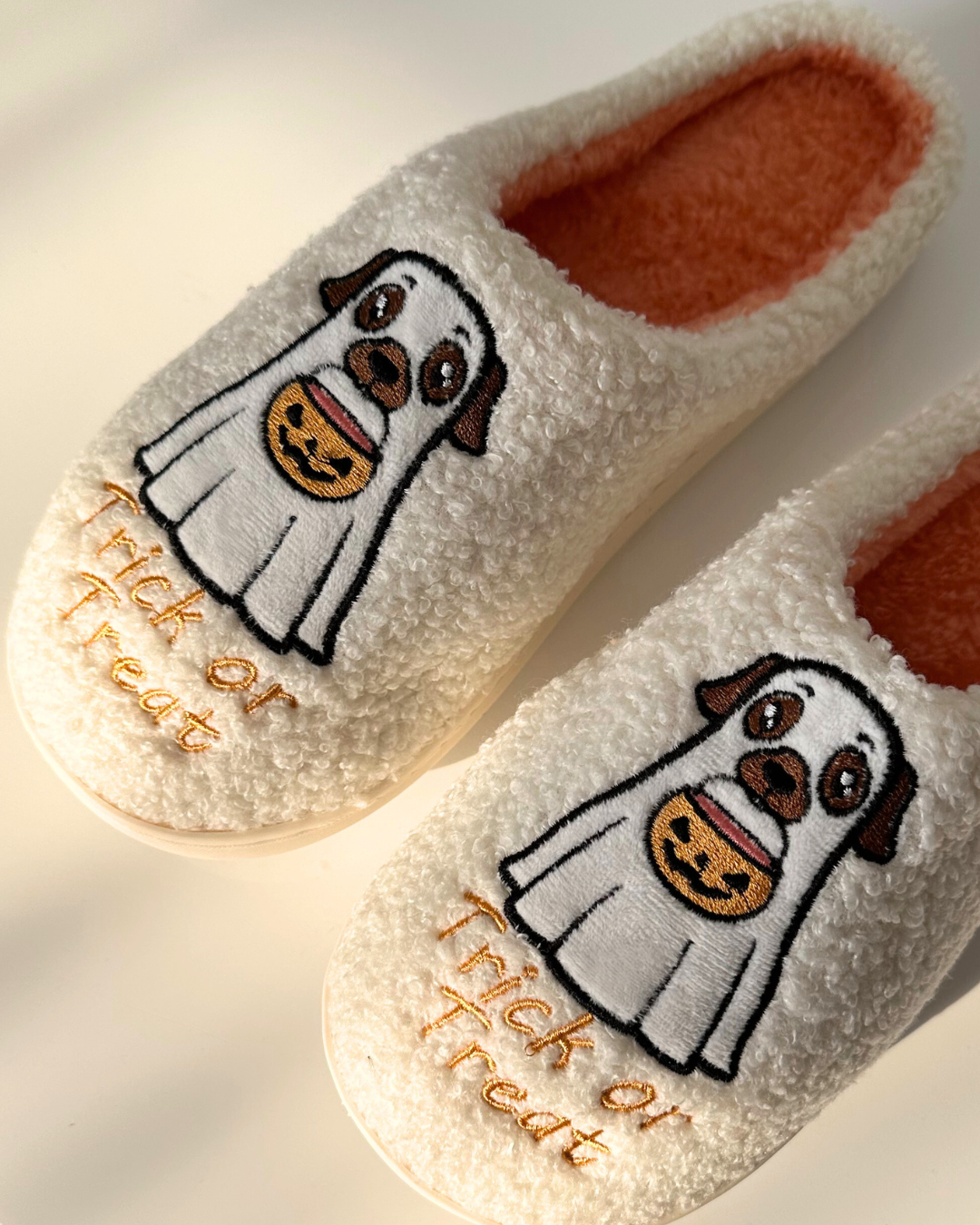 Trick Or Treat Halloween Slippers