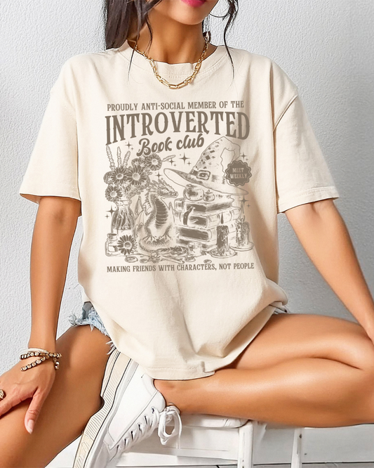 Introverted Book Club T-Shirt