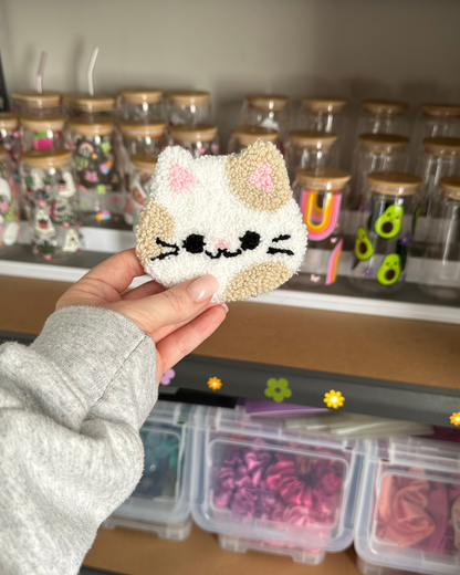 Kitten Punch Needle Coaster