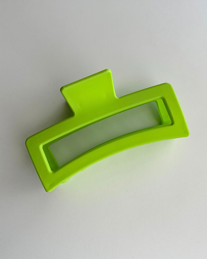 Large Lime Green Hair Clip