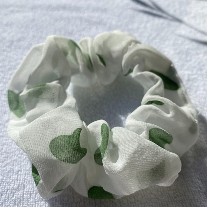 Mini Chiffon Heart Scrunchie