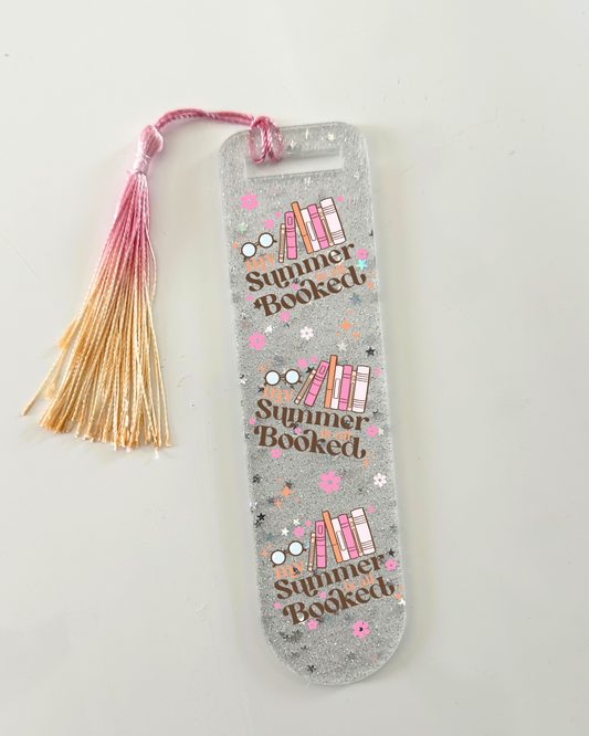 My Summer Is All Booked Sparkle Bookmark