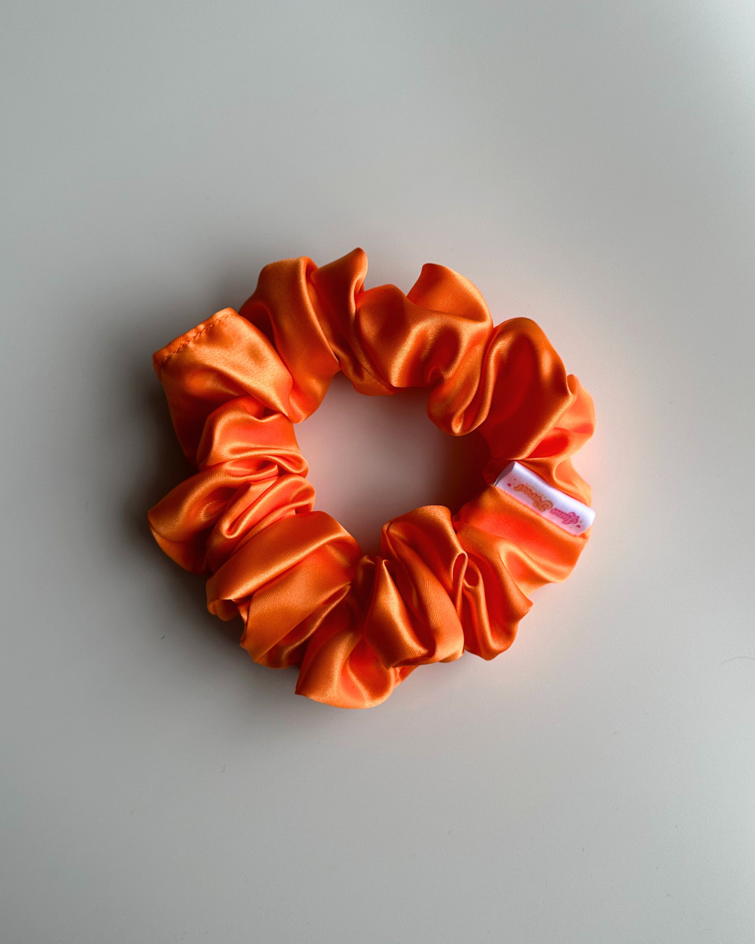 Satin Scrunchie - Orange Crush