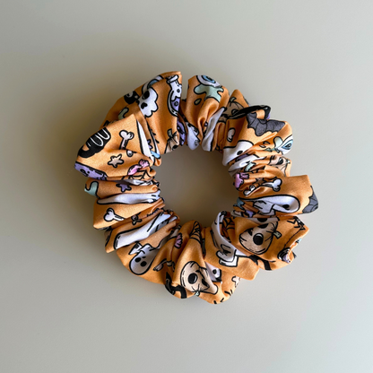 Orange Halloween Scrunchie