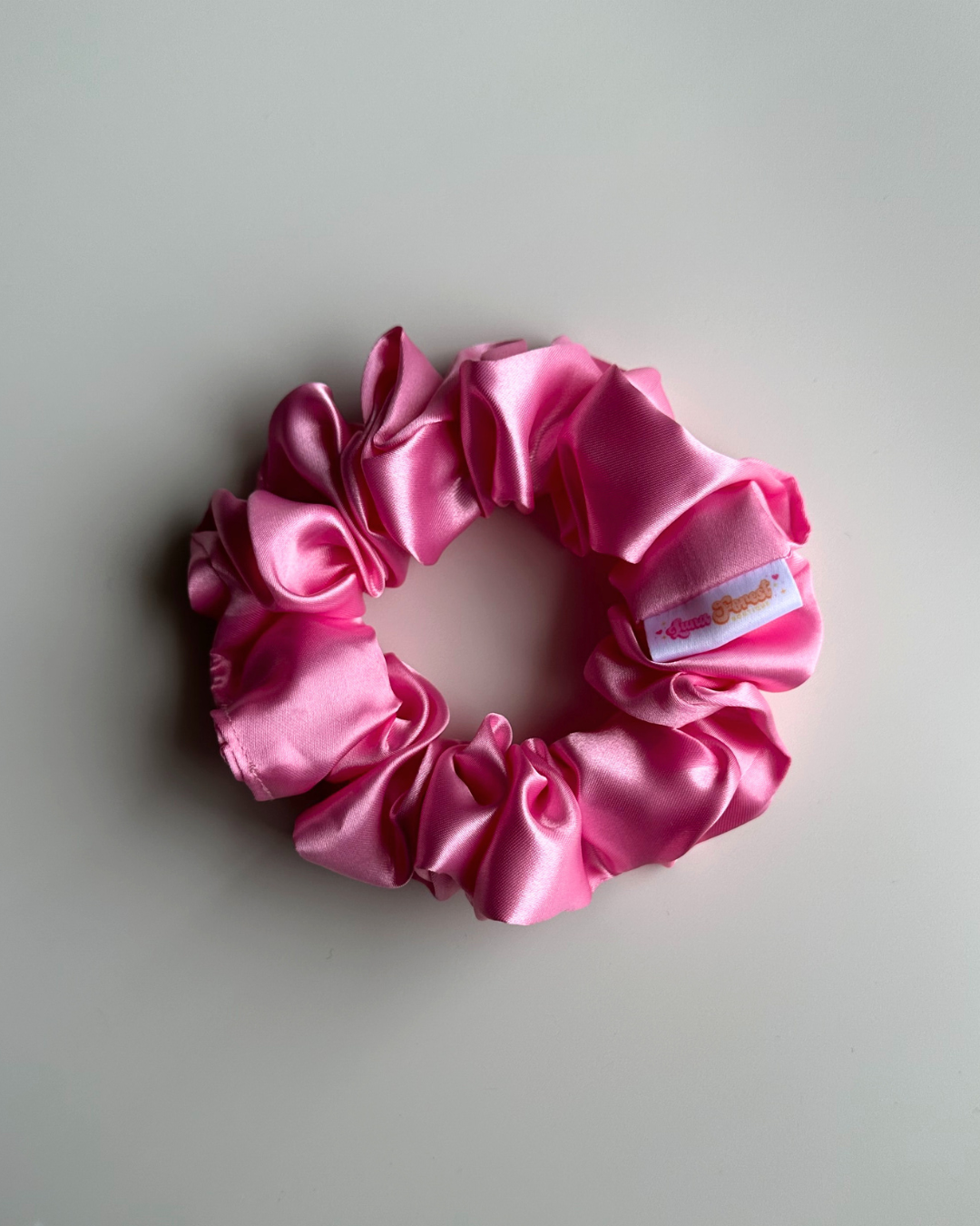 Satin Scrunchie - Pink Lemonade