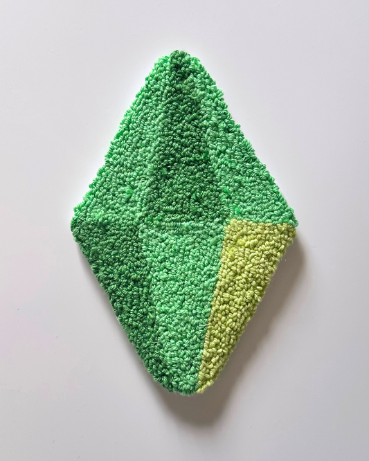 Plumbob Punch Needle Coaster