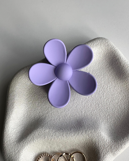 Daisy Flower Hair Clip - Purple