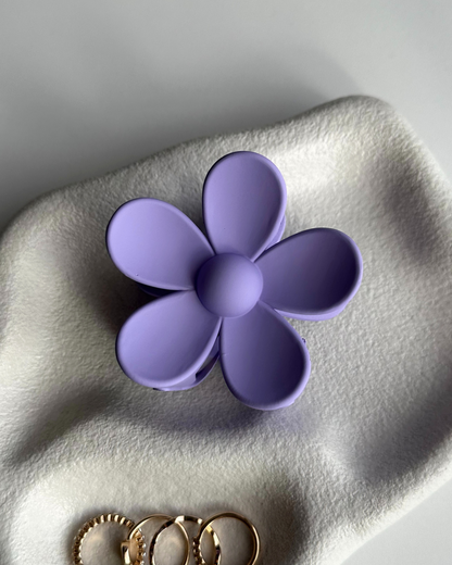 Daisy Flower Hair Clip - Purple