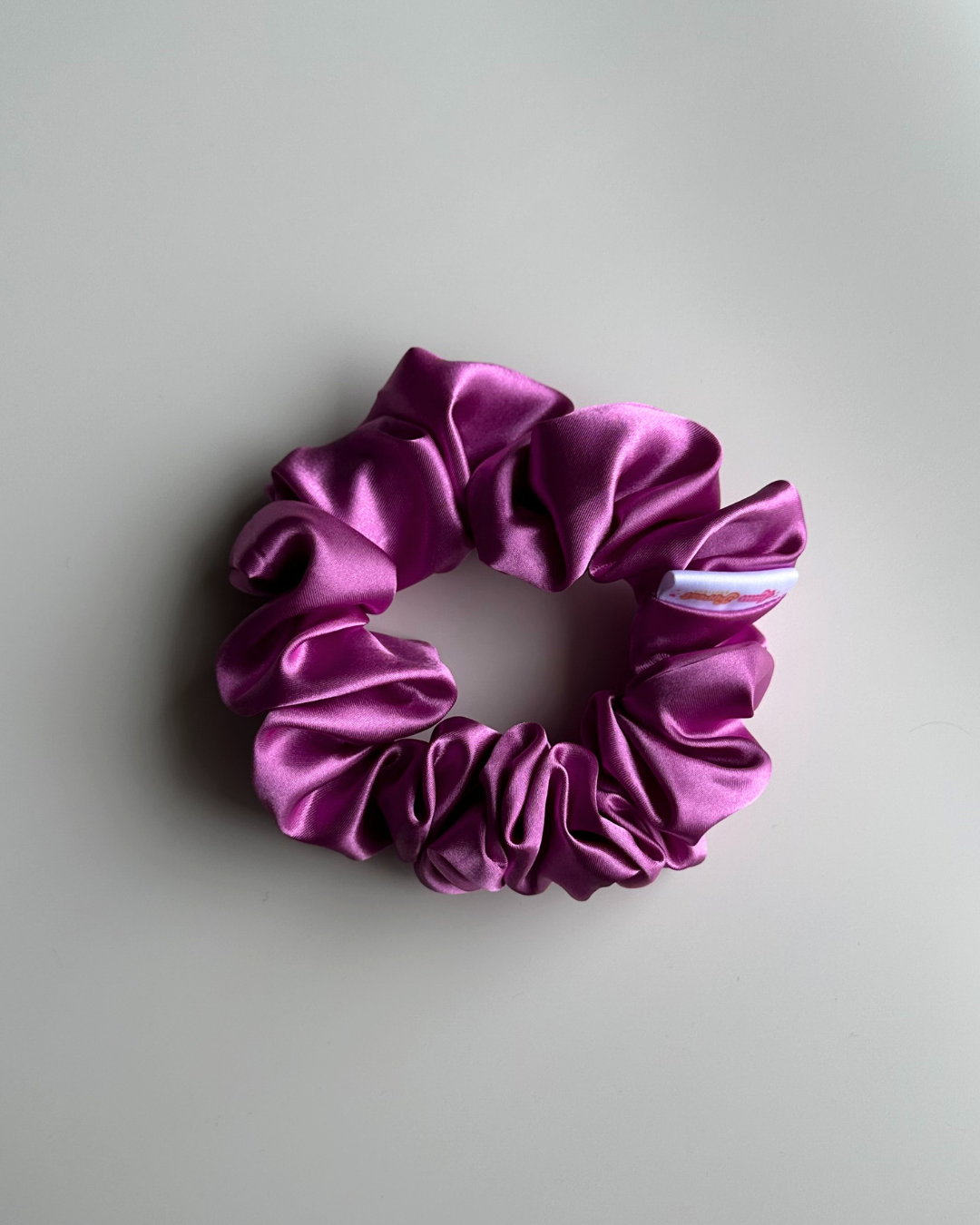 Satin Scrunchie - Purple Grape