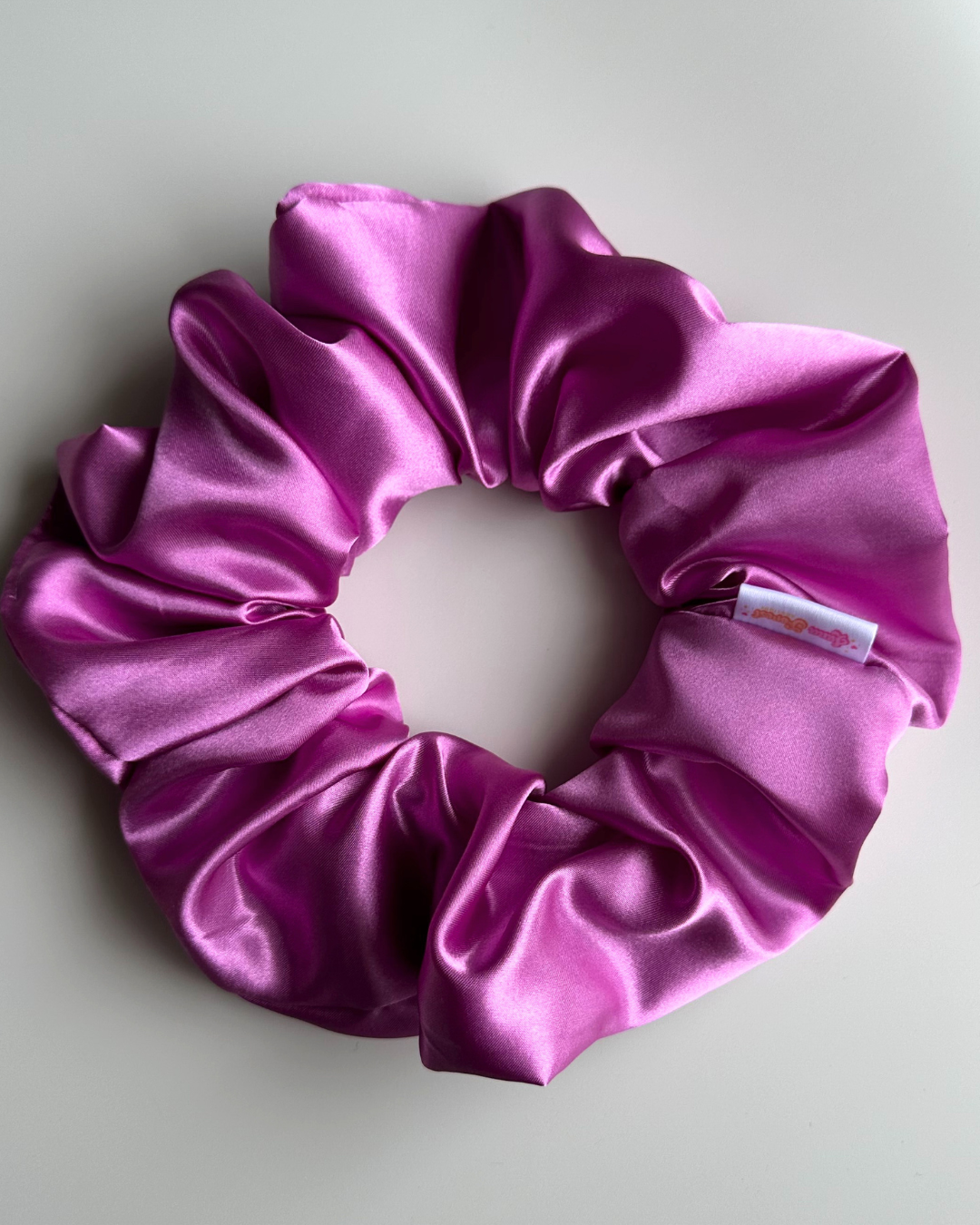 XXL Satin Scrunchie - Purple Grape