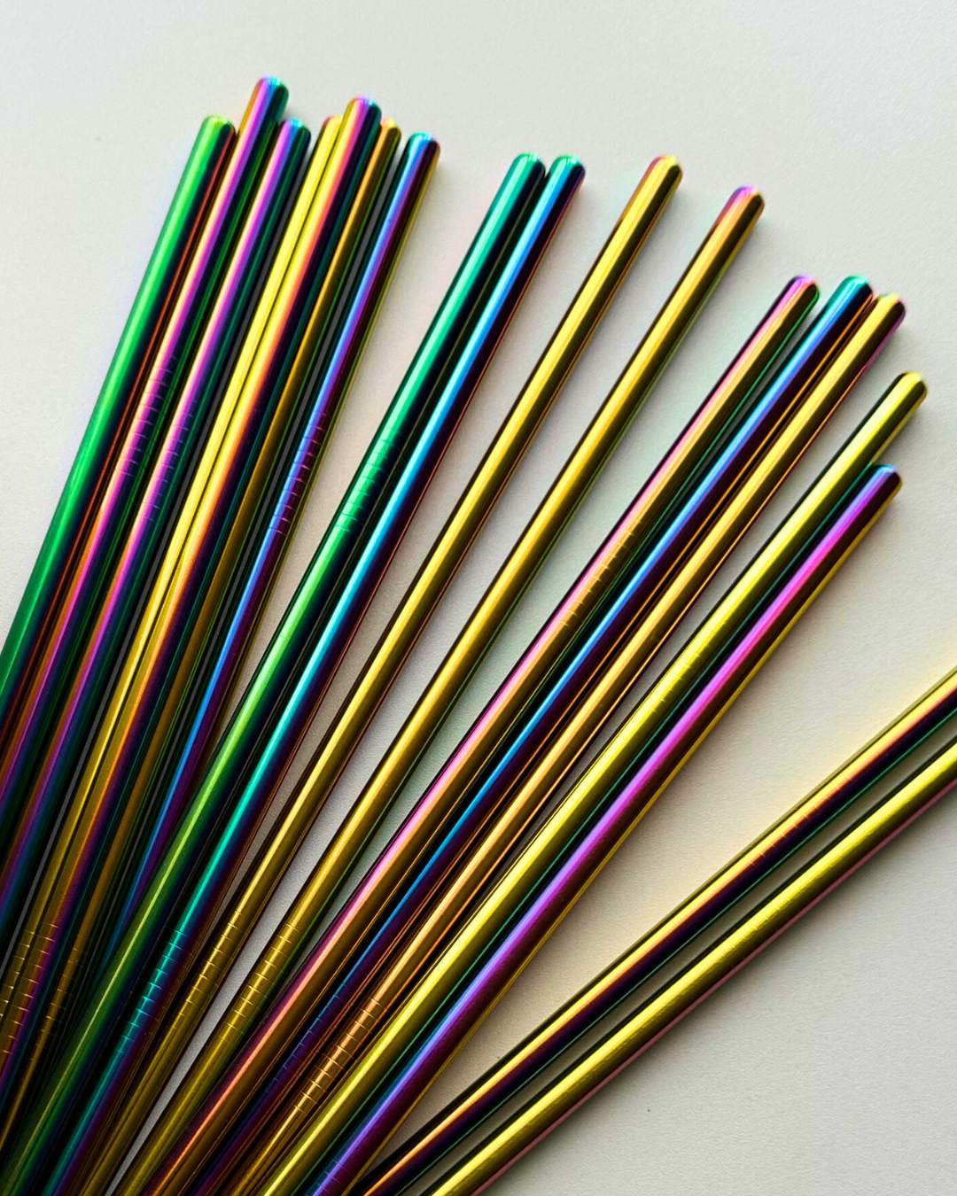 Rainbow Stainless Steel Straw