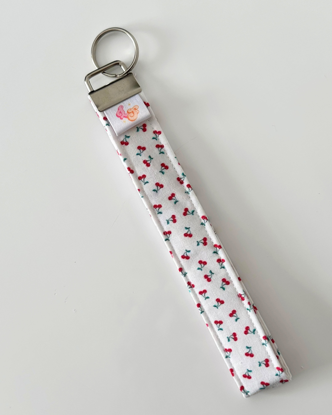 Sweet Cherry Wristlet Keychain