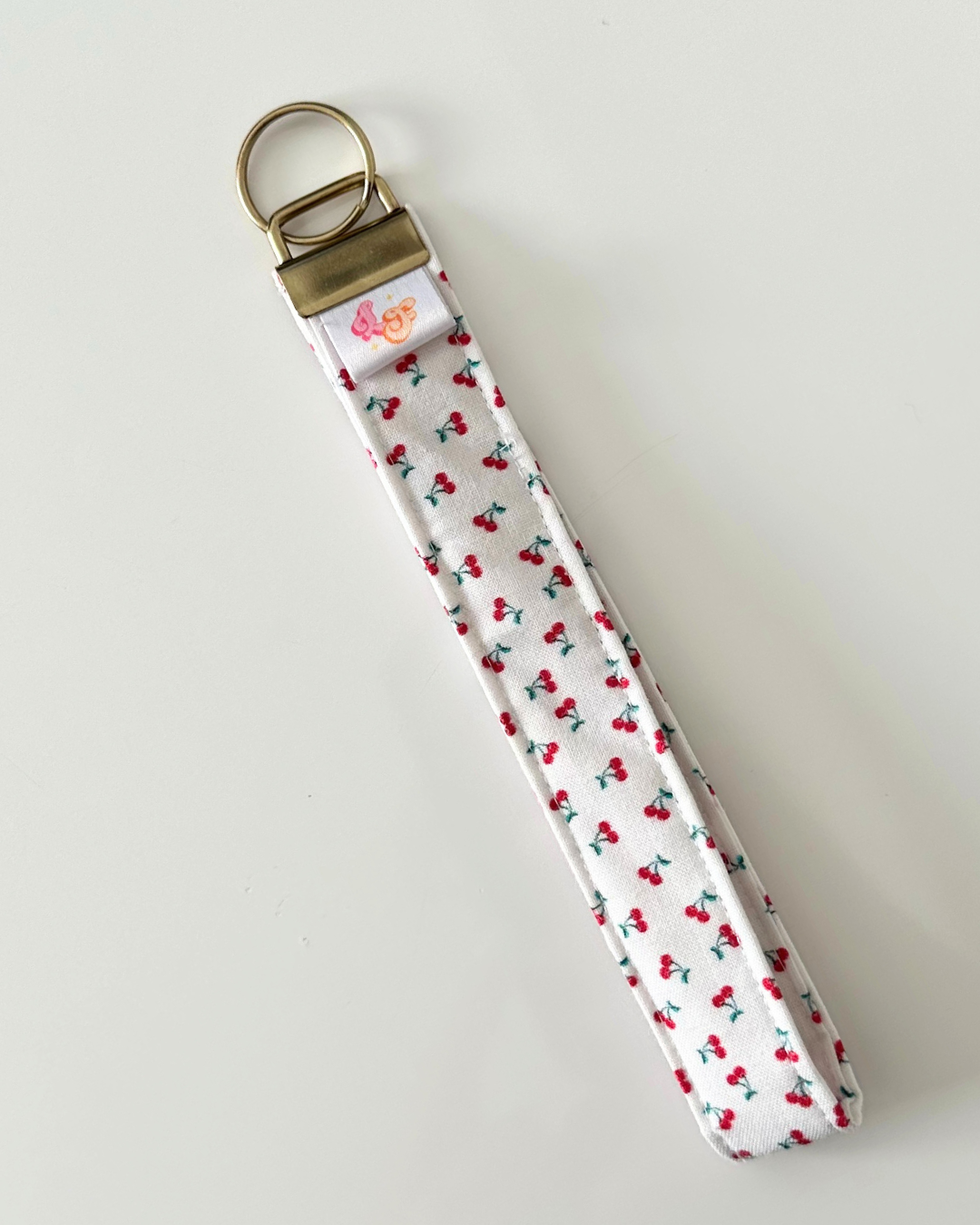 Sweet Cherry Wristlet Keychain