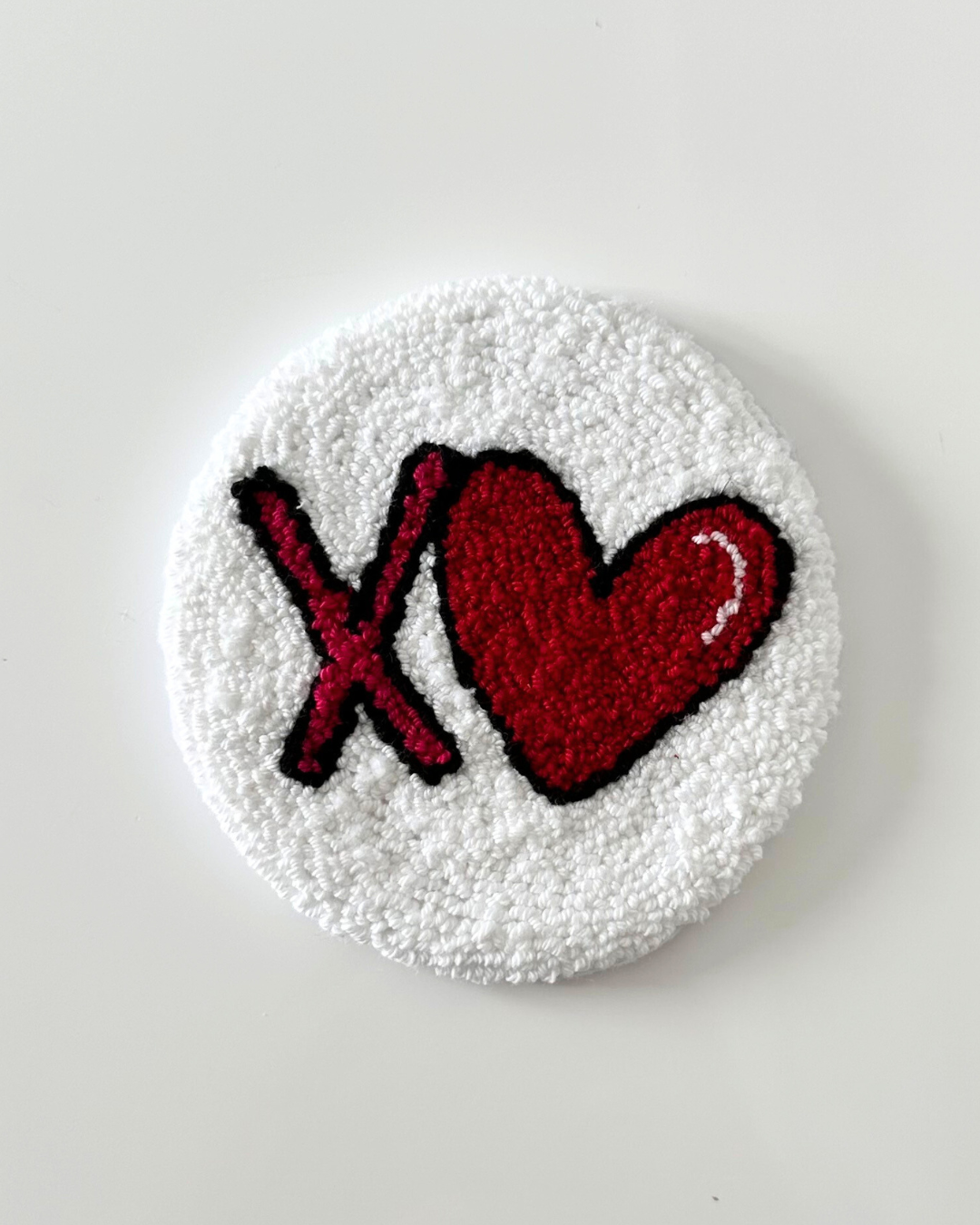 XO Punch Needle Coaster