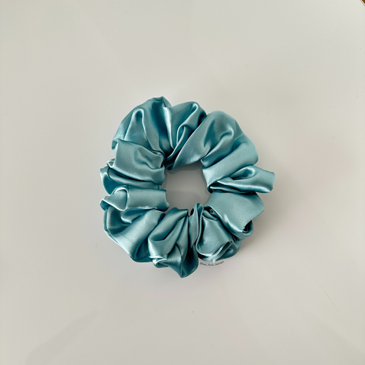 Satin Scrunchie - Sea Mist