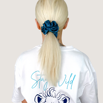 Satin Scrunchie - Teal