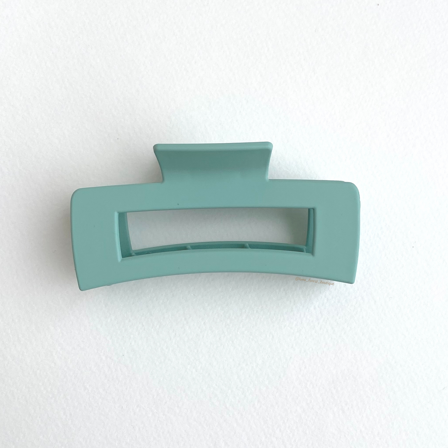 Matte Teal Hair Clip ✨SECONDS✨