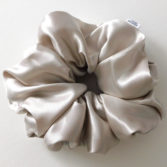 XXL Luxe Satin Scrunchie - Champaign