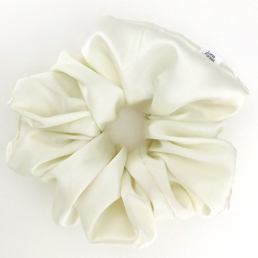 XXL Luxe Satin Scrunchie - Ivory